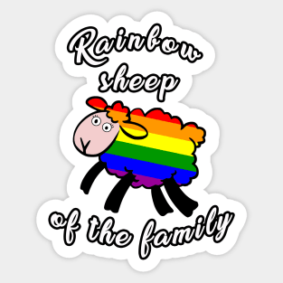 Rainbow Sheep Sticker